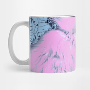 Two cats (pink) Mug